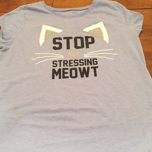 This is a purple T-shirt from children’s place